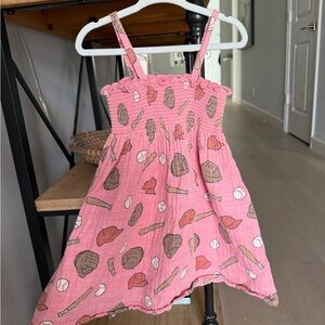 Angel Dear Pink Ruffled Dress